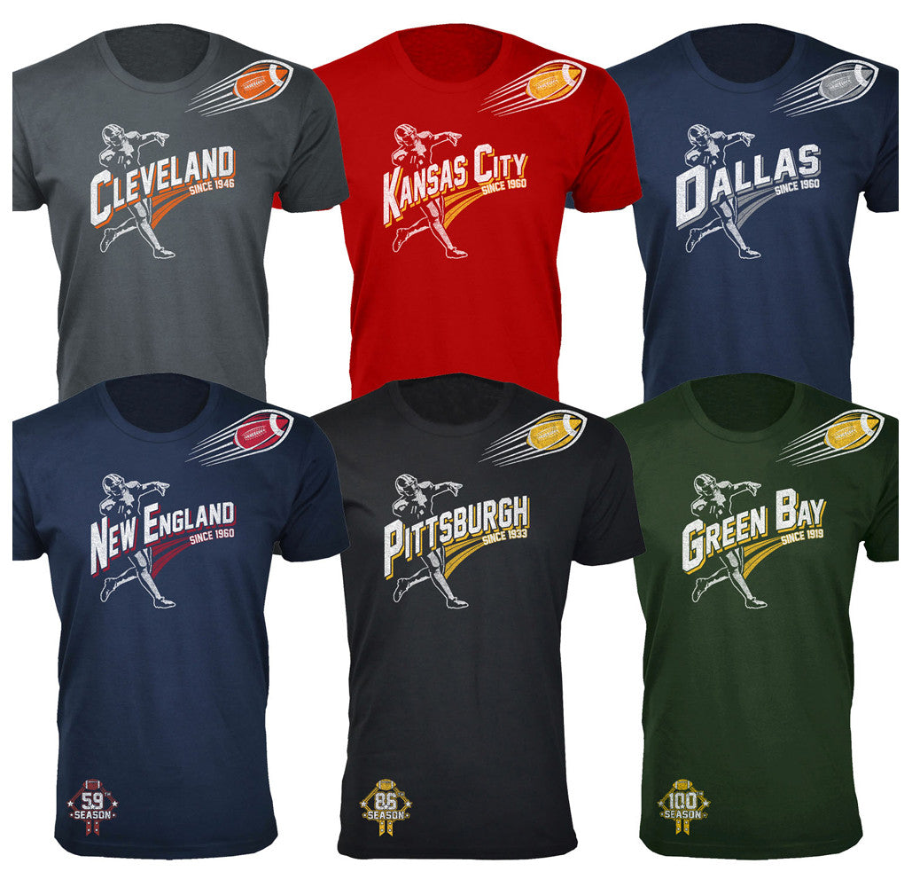 MENS FOOTBALL THEME T SHIRT