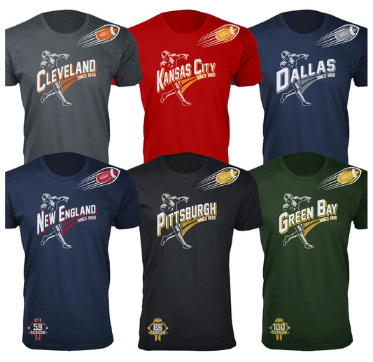 MENS FOOTBALL THEME T SHIRT
