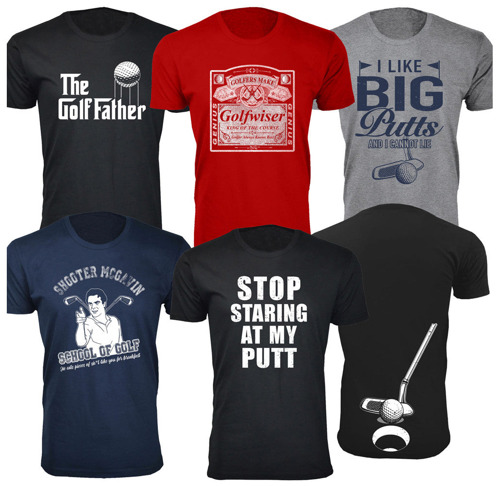 MENS FUNNY GOLF T SHIRTS