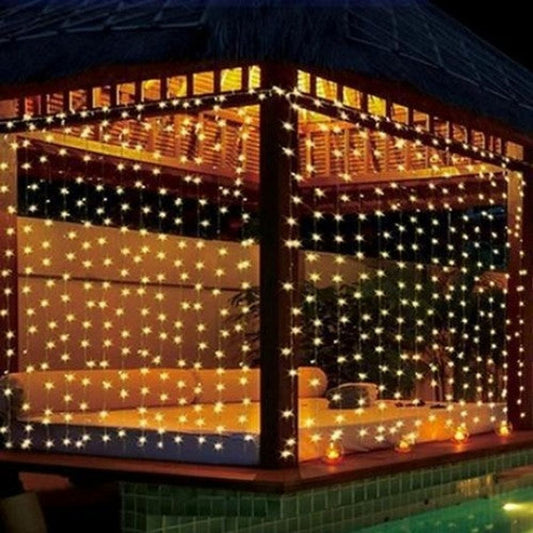 10 FOOT 300 LED STRING CURTAIN LIGHTS