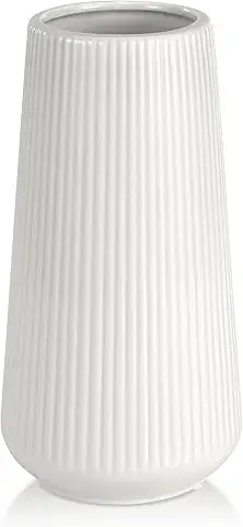 WHITE CERAMIC VASE