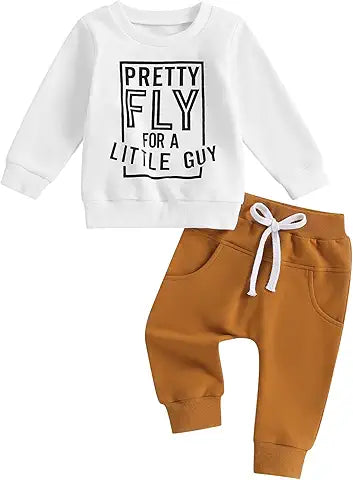 2 PIECE TODDLER SWEATSHIRT TOP PANTS SET