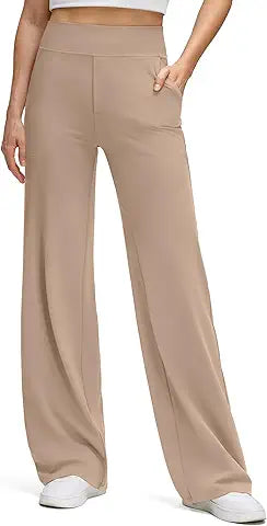 BARE FEEL HIGH STRETCH WIDE LEG PANTS