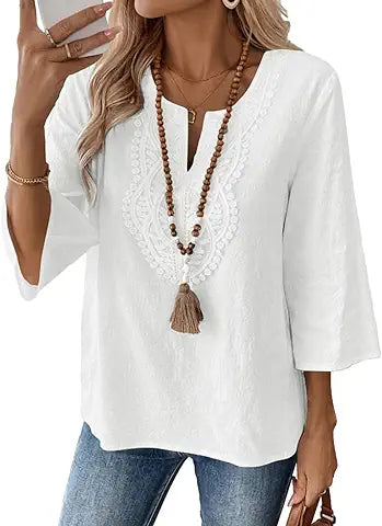 WOMENS 3/4 SLEEVE TOP