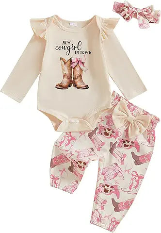 WESTERN NEWBORN BABY GIRL FALL WINTER CLOTHES