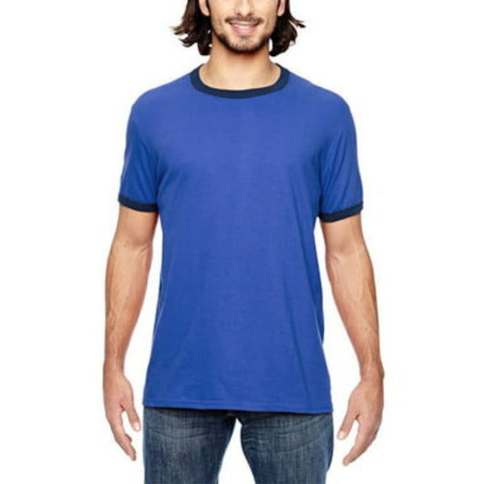 ANVIL ADULT LIGHTWEIGHT RINGER T SHIRT