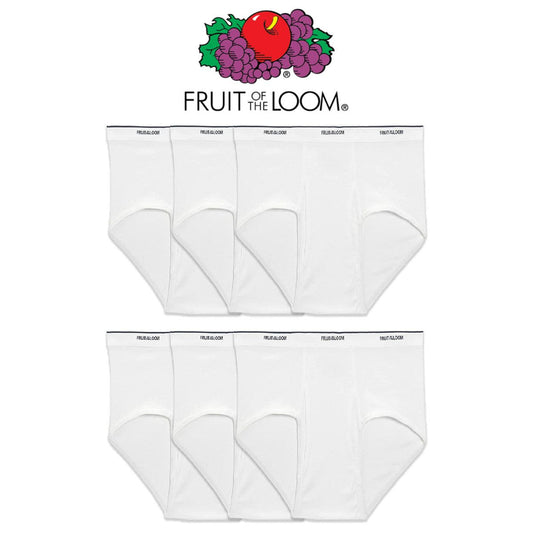 MENS CLASSIC WHITE BRIEFS 6 PACK