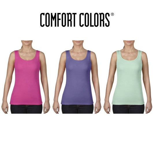COMFORT COLORS LADIES MIDWEIGHT TANK