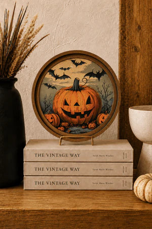 8 INCH ROUND JACKOLANTERN ART