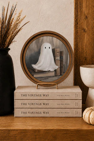 8 INCH LIBRARY GHOST ART