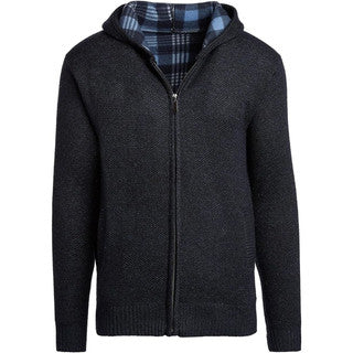ALTA MENS CASUAL FLEECE LINED HOODIE SWEATER