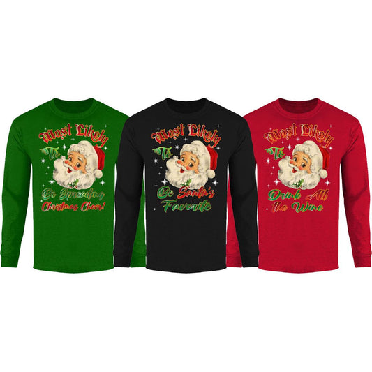 MENS CHRISTMAS LONG SLEEVE SHIRT