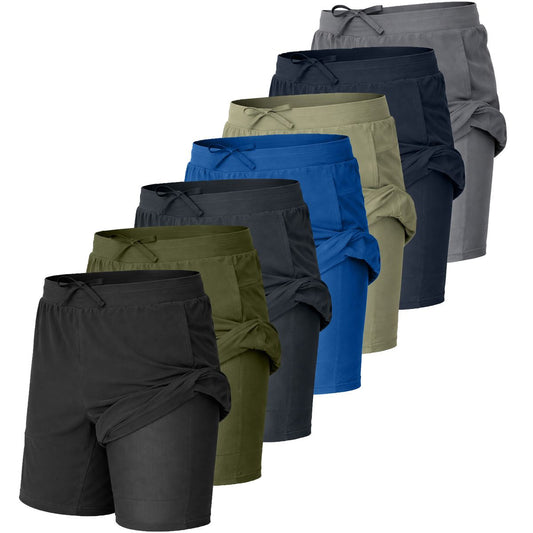 MENS ATHLETIC SHORTS 4 PACK