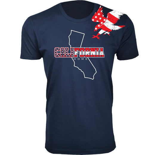 MENS HOME STATE AND CITY T SHIRT