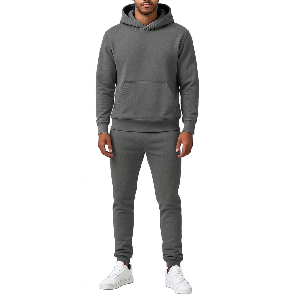 MENS HEAYWEIGHT FLEECE HOODIE AND JOGGERS SET