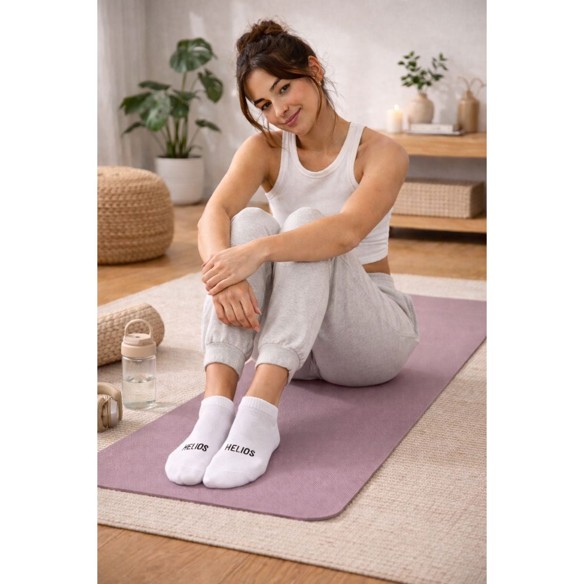 HELIOS WOMENS ASSORTED COLOR SOCKS 10 PACK