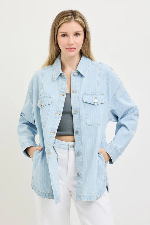 The backroads button up Shacket