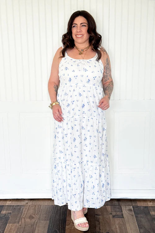 The blue Bell Garden tiered maxi