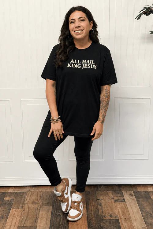 All hail king Jesus unisex graphic tee
