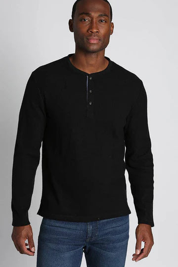 Midnight ridge men’s waffle henley