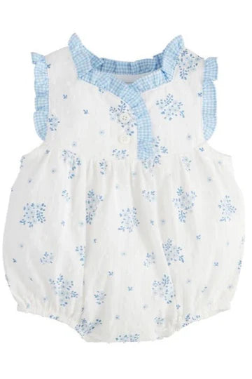 Sugar berry ruffle bubble baby onesie