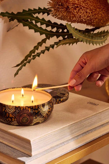 Voluspa 3 wick tin 12 oz candle
