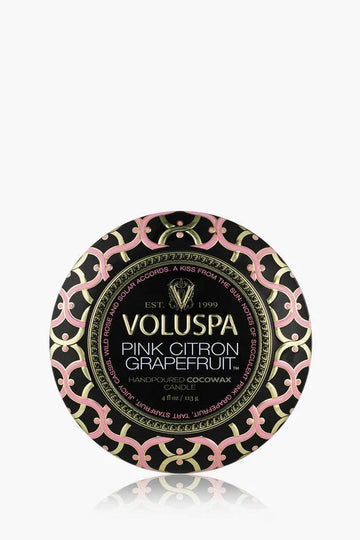 Voluspa mini tin can 4 oz candle