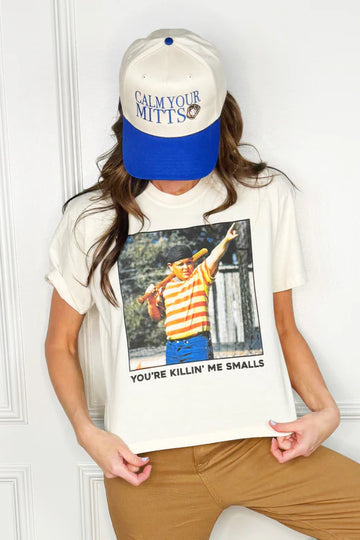 You’re killing me smalls crop tee