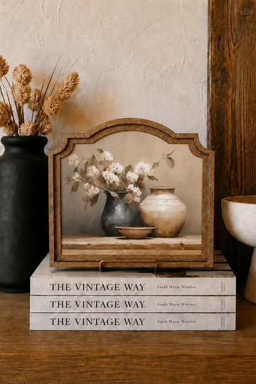 Still life provincial framed art 9x10 inch