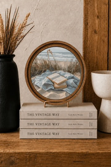 8 inch beach books art