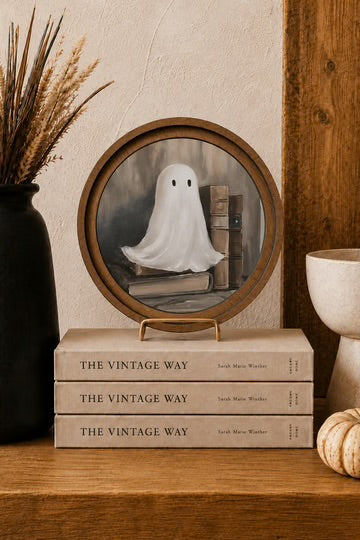8 inch library ghost art