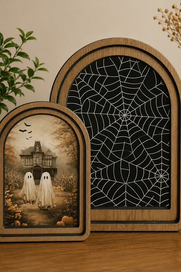 Mansion ghosts canvas art set