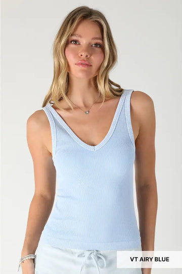 The twice styled rib tank