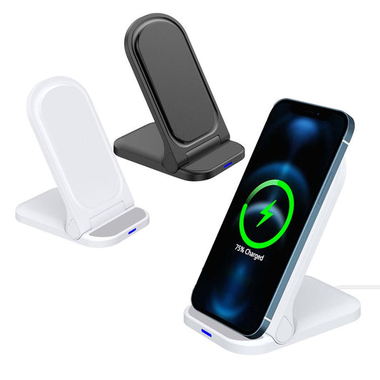 2 in 1 foldable wireless charger and phone holder