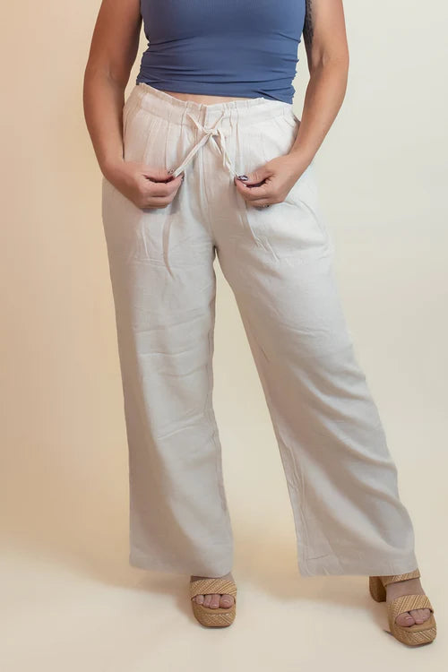Lovestitch womens sailcloth drawstring pants