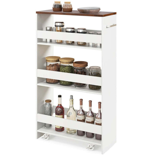 4 tier rolling storage cart