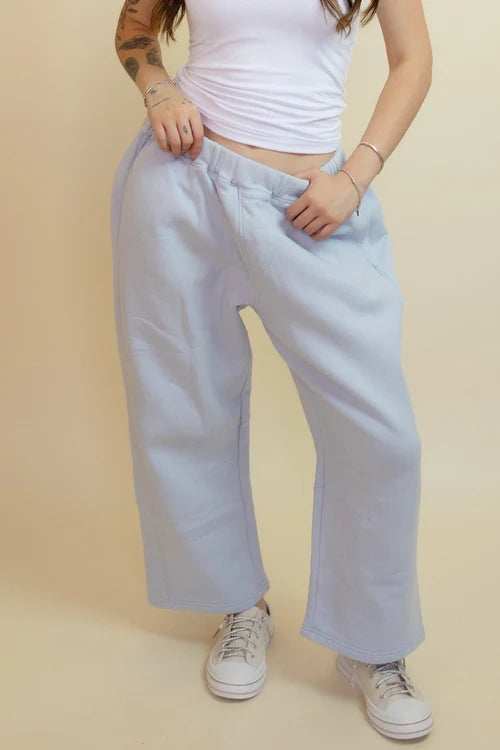 Mono b womens salt air cotton barrel pants