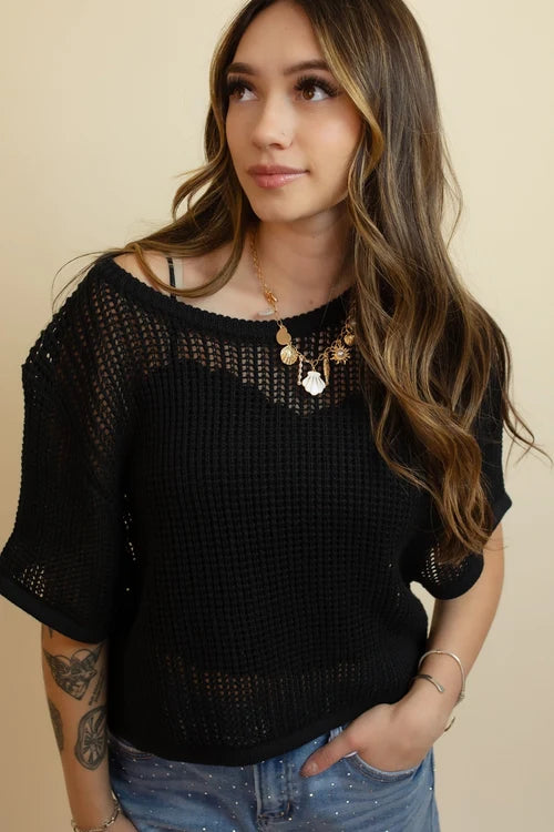 The lightweight layer knit shirt