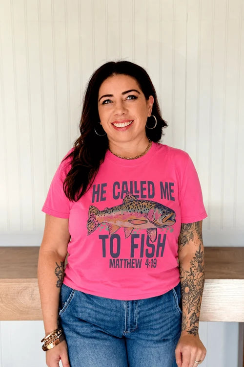 The hooked on Jesus tee