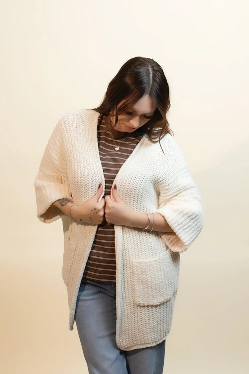 Pol womens orchard stroll chenille cardigan