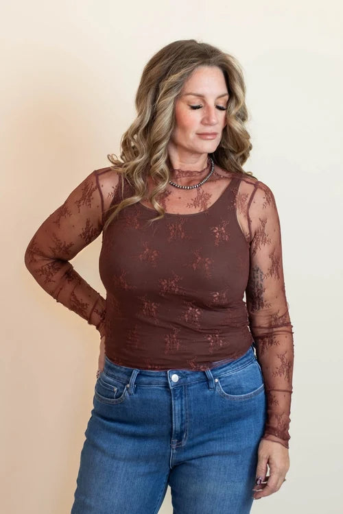 Th ethereal lace long sleeve