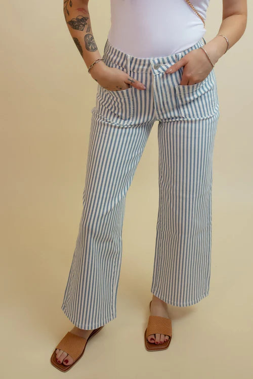 Mica womens yacht club stripe jeans