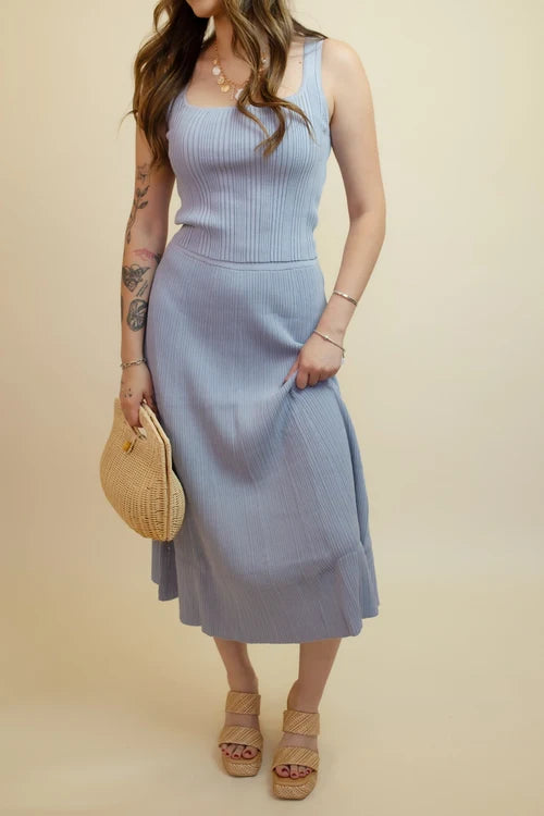 Allie rose womens pelican point ribbed knit a line skirt