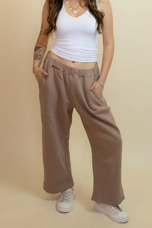 Mono b womens salt air cotton barrel pants