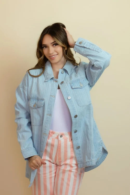 The backroads button up shacket