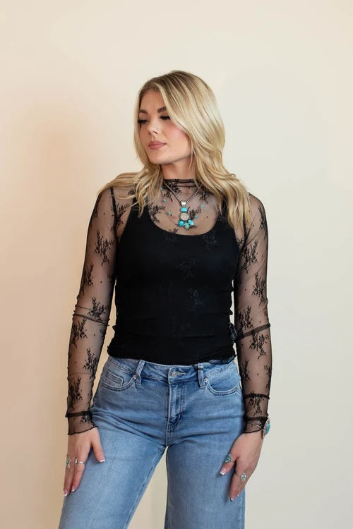 The ethereal lace long sleeve