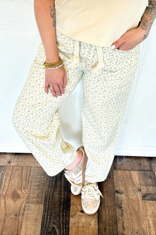 The cottage bouquet pocket pants