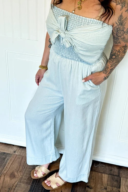The tied to the tide jumpsuit
