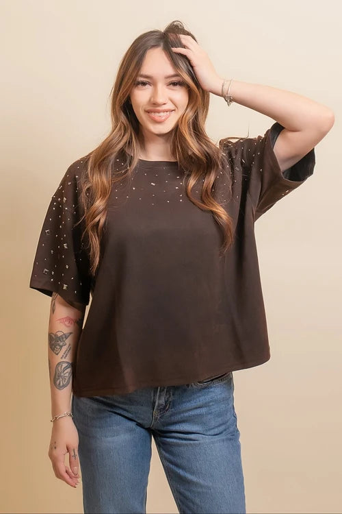 The stardust stud tee