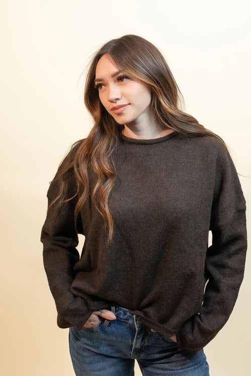 Things between womens cider season knit sweater